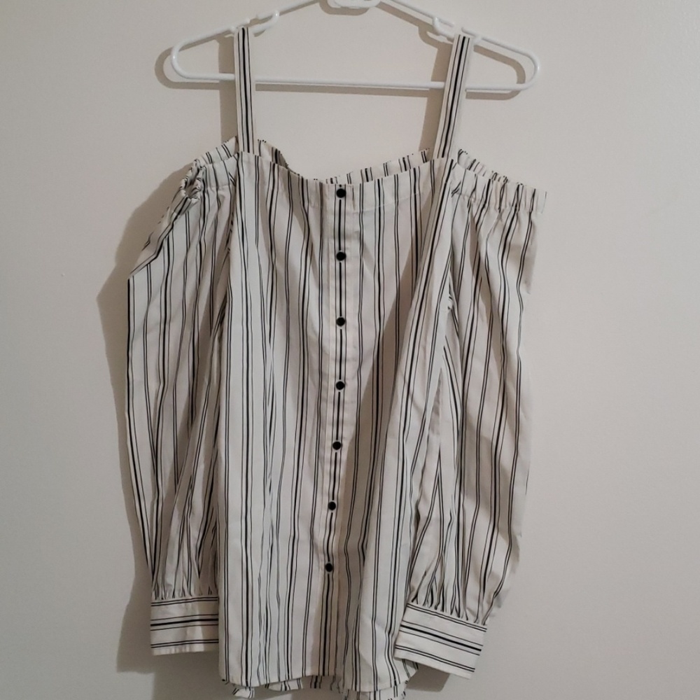 Ralph Lauren, off shoulder blouse